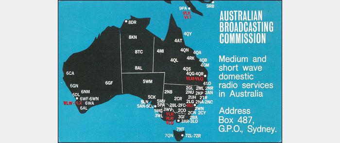 QSL Australian Broadcasting Commission, Sydney