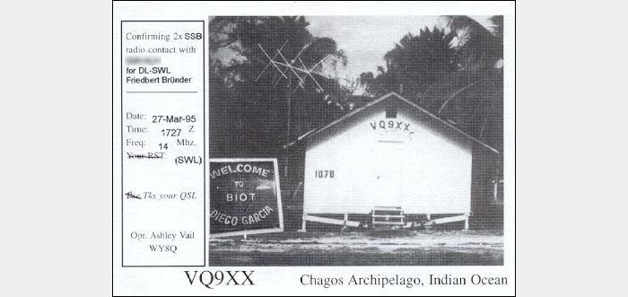 QSL VQ9XX Diego Garcia