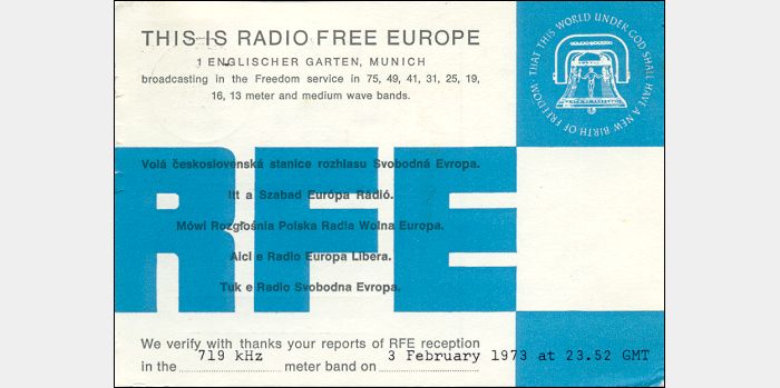 QSL Radio Free Europe