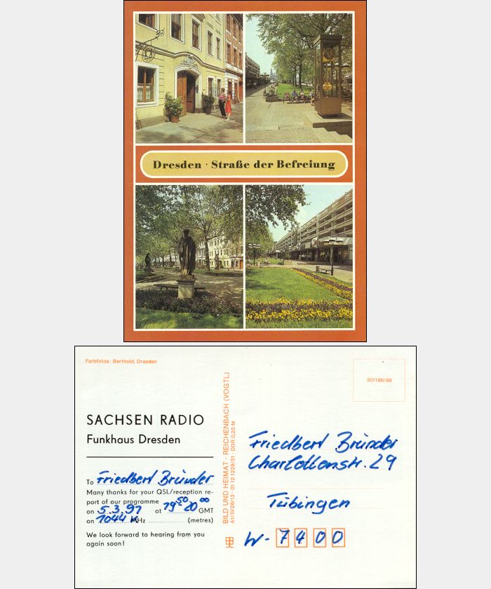 QSL Sachsen Radio