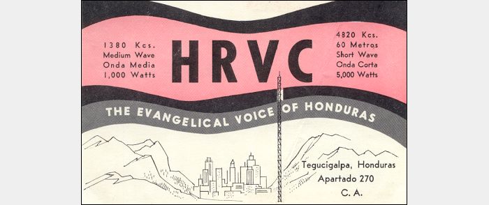 QSL HRVC Tegucigalpa
