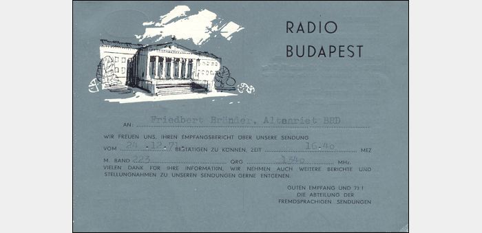 QSL Radio Budapest