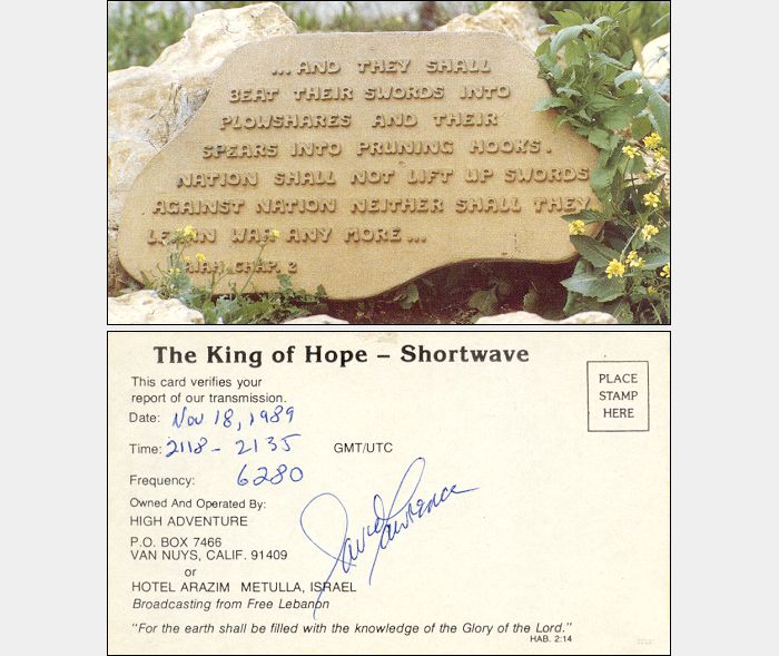QSL King of Hope