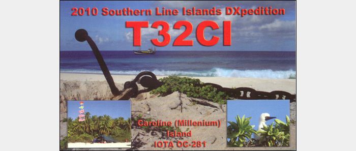 QSL T32CI Caroline