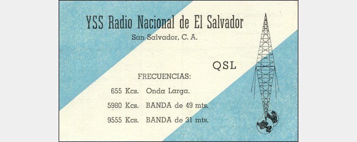 QSL Radio Nacional de El Salvador