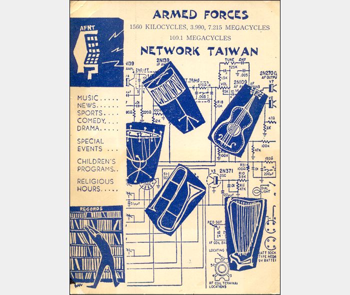 QSL Armed Forces Network Taiwan