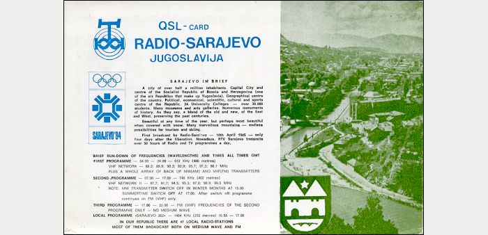 QSL Radio Sarajevo